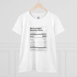 Meteorologist Nutrition Facts Women's T-Shirt (Midweight Cotton)