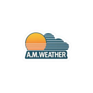 AM Weather Vinyl Decal