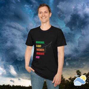 SPC Convective Outlook Scale Unisex T-Shirt (Softstyle)