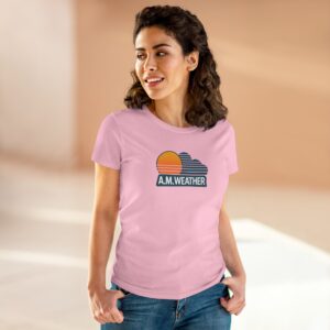 AM Weather Women's T-Shirt (Midweight Cotton) - Image 3