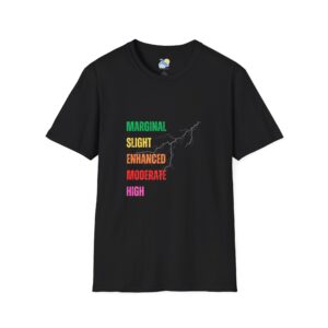 SPC Convective Outlook Scale Unisex T-Shirt (Softstyle) - Image 2