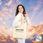 Weather Woman Tote Bag