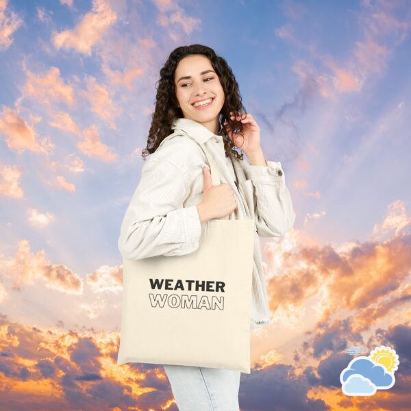 Weather Woman Tote Bag