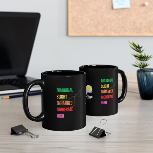 SPC Convective Outlook Scale Mug - Black