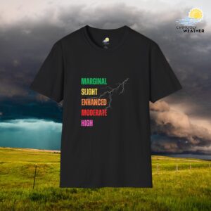 SPC Convective Outlook Scale Unisex T-Shirt (Softstyle)