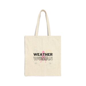 Weather Woman Tote Bag - Natural