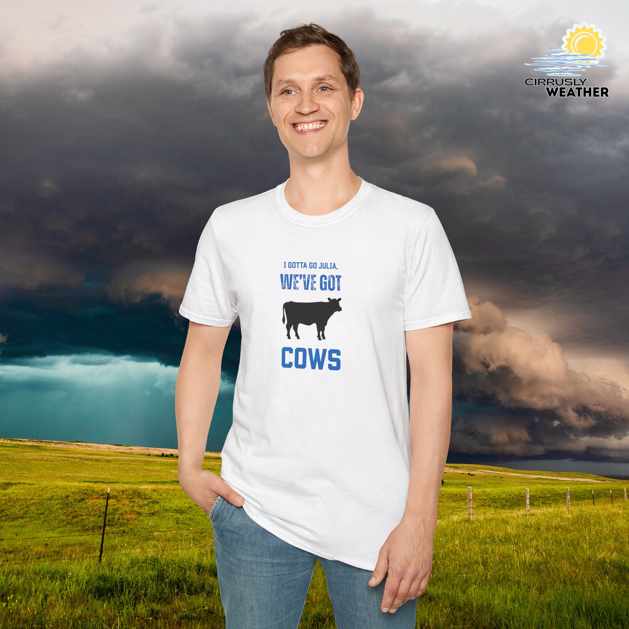 We’ve Got Cows Unisex T-Shirt (Softstyle), White
