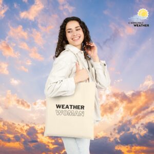Weather Woman Tote Bag