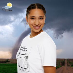 Meteorologist Nutrition Facts Unisex T-Shirt (Softstyle)