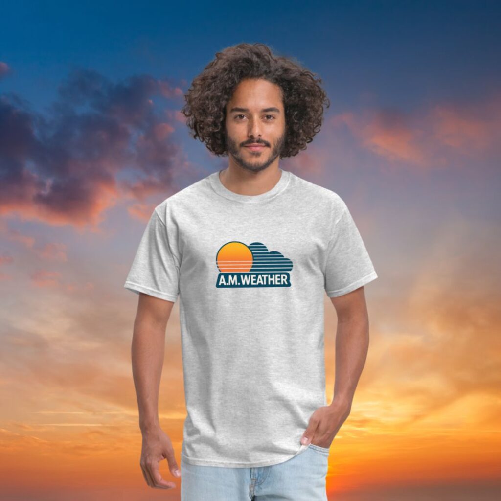 cirrusly weather am weather mens unisex t-shirt