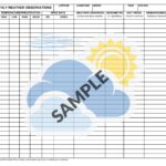 Cirrusly Weather Monthly Weather Observation Forms