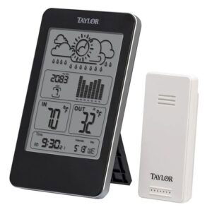 Taylor Wireless Indoor and Outdoor Thermometer with Barometer