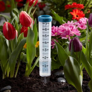 Taylor 7-Inch Capacity Silicone Rain Gauge