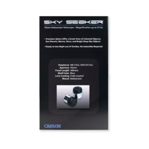 Carson SkySeeker JC-200 Newtonian Reflector Telescope