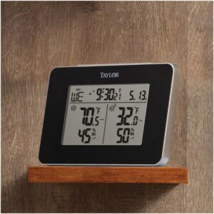 Taylor Wireless Indoor and Outdoor Weather Station with Hygrometer - Image 2