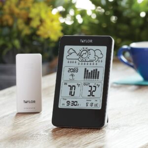 Taylor Wireless Indoor and Outdoor Thermometer with Barometer