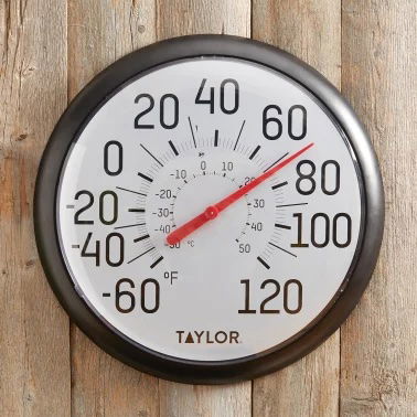 Taylor Big and Bold Dial Outdoor Thermometer