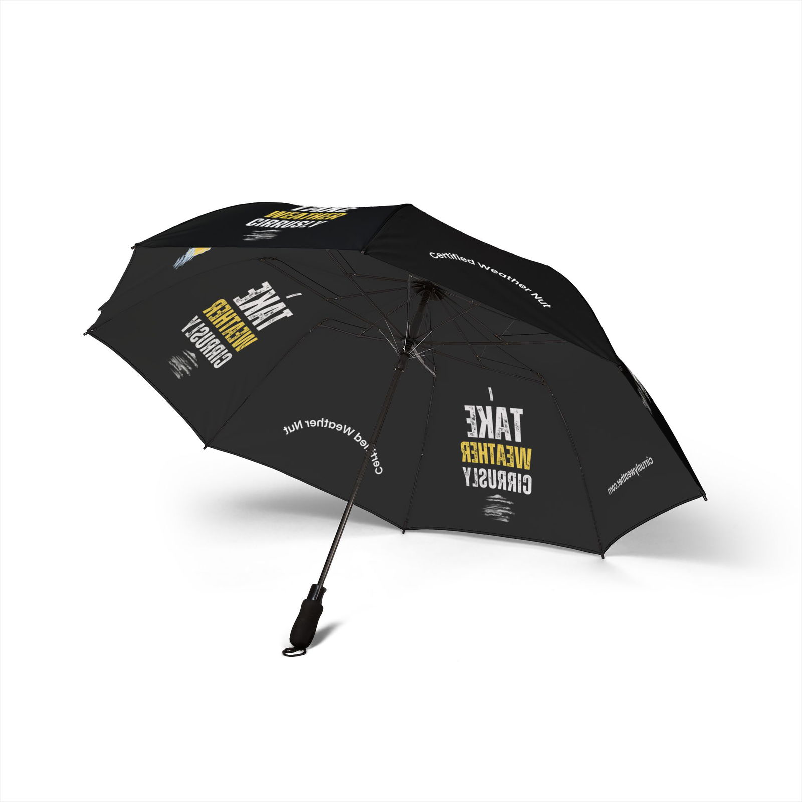 I Take Weather Cirrusly Golf Umbrella - 48" Canopy - Image 2