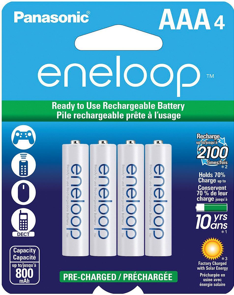 Panasonic Eneloop Ni-MH Rechargeable Batteries