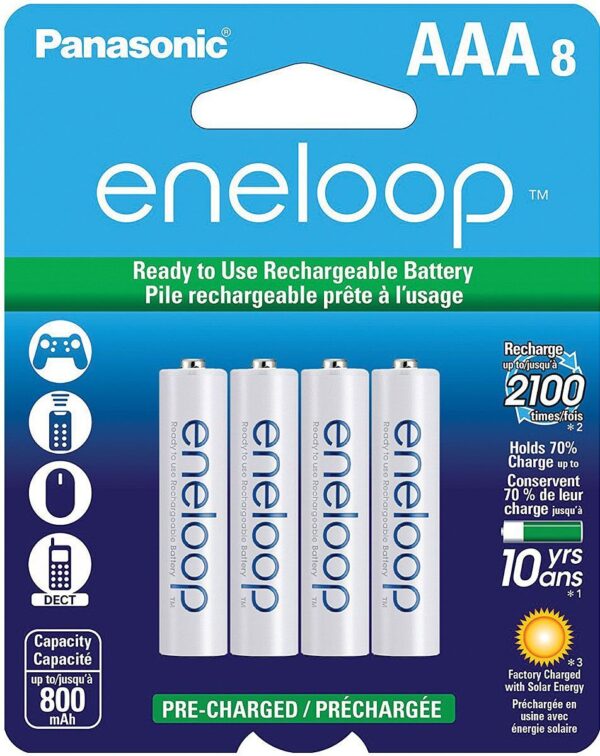Panasonic Eneloop Ni-MH Rechargeable Batteries