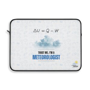 Trust Me I'm a Meteorologist Laptop Sleeve - Image 7