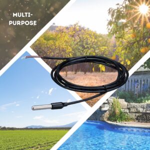 Davis Stainless Steel Temperature Probe with Two-Wire Termination (6470)