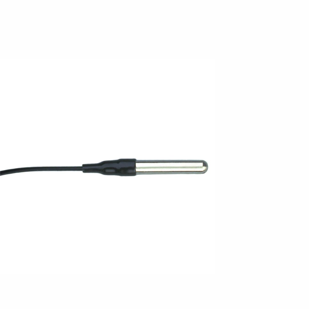 Davis Stainless Steel Temperature Probe with Two-Wire Termination (6470) closeup