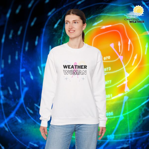 Weather Woman Crewneck Sweatshirt - Image 4