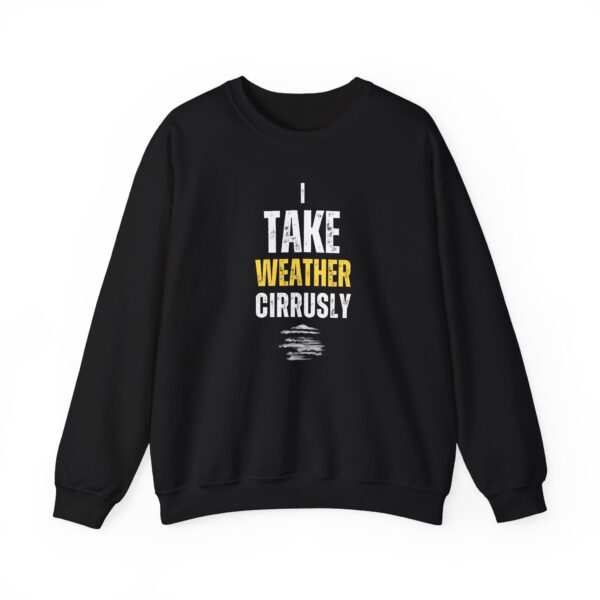 I Take Weather Cirrusly Sweatshirt - Image 2