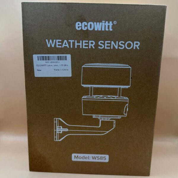 Ecowitt WS-85 3-in-1 Weather Sensor for Rainfall, Wind Speed and Direction - Image 1