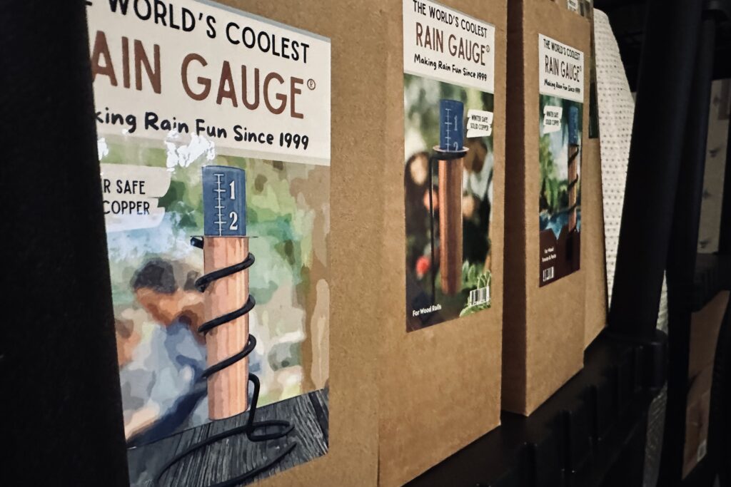 World's Coolest Rain Gauge, available to ship from our West Lawn, PA location.