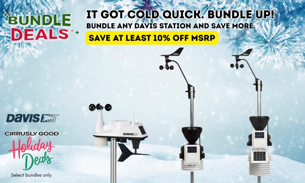 Save at least 10% off Davis Weather Stations When You Bundle